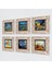 Van Gogh Taş Duvar Tablosu Çerçeveli Duvar Dekoru 6 Parça Tablo Seti Wall Art T6-47 2