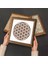 Nazar, Mandala, Yaşam Çiçeği Ahşap Çerçeveli Taş Duvar Tablosu 4’lü Set – 25x25 cm Dekoratif Modern Sanat – Ev ve Ofis Dekoru |W4-841| 4