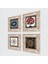 Nazar, Sri Yantra, Nar Ağacı Taş Duvar Tablosu Çerçeveli Duvar Dekoru 4 Parça Tablo Seti Wall Art T4-1018 2