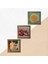 Lotus Çiçeği, İki Müzisyen Kız Tablosu, Nar Taş Duvar Tablosu Ahşap Çerçeveli Duvar Dekoru 3 Parça Tablo Seti Wall Art W3-1489 5