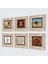İslami Taş Duvar Tablosu Çerçeveli Duvar Dekoru 6 Parça Tablo Seti Wall Art T6-12 2