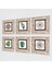 Yaprak, Yaşam Çiçeği, Sri Yantra Taş Duvar Tablosu Çerçeveli Duvar Dekoru 6 Parça Tablo Seti Wall Art T6-22 2