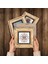 Yaprak, Yaşam Çiçeği, Sri Yantra Taş Duvar Tablosu Çerçeveli Duvar Dekoru 6 Parça Tablo Seti Wall Art T6-22 3