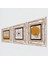 Minimalist, Yaşam Çiçeği Taş Duvar Tablosu Çerçeveli Duvar Dekoru 3 Parça Tablo Seti Wall Art T3-1938 2