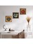 Nazar Boncuğu, Bereket Duası, Şahmeran Taş Duvar Tablosu Ahşap Çerçeveli Duvar Dekoru 3 Parça Tablo Seti Wall Art W3-275 1