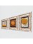 Stone Minimalist, Sri Yantra Çerçeveli Taş Duvar Tablosu 3’lü Set - Dekoratif Modern Sanat, Ev ve Ofis Dekoru |TK3-1940| 2
