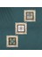 Hayat Ağacı, Sri Yantra, Çini Sanatı Çerçeveli Taş Duvar Tablosu 3’lü Set - Dekoratif Modern Sanat, Ev ve Ofis Dekoru |TK3-686| 4