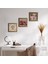Çingene Kızı Mozaiği, Hayat Ağacı, Nar Taş Duvar Tablosu Ahşap Çerçeveli Duvar Dekoru 3 Parça Tablo Seti Wall Art W3-906 1