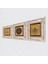 Stone Ayet-el Kürsi, Elhamdülillah, Nazar Çerçeveli Taş Duvar Tablosu 3’lü Set - Dekoratif Modern Sanat, Ev ve Ofis Dekoru |TK3-306| 2
