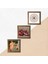 Yaşam Çiçeği, İki Müzisyen Kız Tablosu, Nar Taş Duvar Tablosu Ahşap Çerçeveli Duvar Dekoru 3 Parça Tablo Seti Wall Art W3-1485 5
