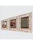 Yaşam Çiçeği, Semazen, Nar Taş Duvar Tablosu Çerçeveli Duvar Dekoru 3 Parça Tablo Seti Wall Art T3-895 2