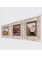 Kelebekli Çiçek, Semazen, Nar Taş Duvar Tablosu Çerçeveli Duvar Dekoru 3 Parça Tablo Seti Wall Art T3-851 2