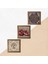 Yaşam Çiçeği, Hayat Ağacı, Nar Taş Duvar Tablosu Ahşap Çerçeveli Duvar Dekoru 3 Parça Tablo Seti Wall Art W3-923 5