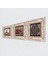 Yaşam Çiçeği, Semazen, Nar Taş Duvar Tablosu Çerçeveli Duvar Dekoru 3 Parça Tablo Seti Wall Art T3-331 2
