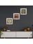 Yaşam Çiçeği, Hayat Ağacı, Nar Taş Duvar Tablosu Çerçeveli Duvar Dekoru 3 Parça Tablo Seti Wall Art T3-931 1