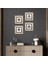 Stone Nazar Çerçeveli Taş Duvar Tablosu 4’lü Set - Dekoratif Modern Sanat, Ev ve Ofis Dekoru |TK4-1060| 1