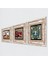 Hayat Ağacı, Semazen, Nar Taş Duvar Tablosu Çerçeveli Duvar Dekoru 3 Parça Tablo Seti Wall Art T3-890 2