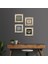 Yaşam Çiçeği, Şahmeran, Hayat Ağacı Taş Duvar Tablosu Çerçeveli Duvar Dekoru 4 Parça Tablo Seti Wall Art T4-102 1