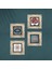 Nazar, Yaşam Çiçeği, Sri Yantra, Nar Ağacı Taş Duvar Tablosu Çerçeveli Duvar Dekoru 4 Parça Tablo Seti Wall Art T4-1020 4