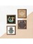Lotus Çiçeği, Yaşam Çiçeği, Şahmeran, Fatma Ana Eli (Hamsa) Ahşap Çerçeveli Taş Duvar Tablosu 4’lü Set – 25x25 cm Dekoratif Modern Sanat – Ev ve Ofis Dekoru |W4-800| 5