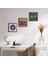Nazar, Nar Taş Duvar Tablosu Ahşap Çerçeveli Duvar Dekoru 3 Parça Tablo Seti Wall Art W3-1685 1