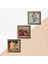 Ebru Sanatı, İki Müzisyen Kız Tablosu, Nar Taş Duvar Tablosu Ahşap Çerçeveli Duvar Dekoru 3 Parça Tablo Seti Wall Art W3-1501 5