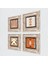 Stone Bohem, Minimalist Soyut Çerçeveli Taş Duvar Tablosu 4’lü Set - Dekoratif Modern Sanat, Ev ve Ofis Dekoru |TK4-1194| 2