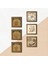 İslami Taş Duvar Tablosu Ahşap Çerçeveli Duvar Dekoru 6 Parça Tablo Seti Wall Art W6-25 5