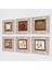Stone İslami Çerçeveli Taş Duvar Tablosu 6’lı Set - Dekoratif Modern Sanat, Ev ve Ofis Dekoru |TK6-58| 2