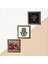 Stone Hayat Ağacı, Nar, Fatma Ana Eli (Hamsa) Ahşap Çerçeveli Taş Duvar Tablosu 3’lü Set – 25x25 cm Dekoratif Modern Sanat – Ev ve Ofis Dekoru |W3-739| 5