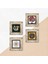 Sri Yantra, Nazar, Şahmeran, Nar Ağacı Taş Duvar Tablosu Çerçeveli Duvar Dekoru 4 Parça Tablo Seti Wall Art T4-1014 5