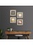 Soyut Sanat, Desen Taş Duvar Tablosu Çerçeveli Duvar Dekoru 4 Parça Tablo Seti Wall Art T4-1197 1
