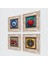 Nazar, Nar Taş Duvar Tablosu Çerçeveli Duvar Dekoru 4 Parça Tablo Seti Wall Art T4-1203 2