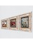 Kelebekli Çiçek, Semazen, Nar Taş Duvar Tablosu Çerçeveli Duvar Dekoru 3 Parça Tablo Seti Wall Art T3-850 2