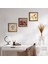 Lale Ebru Sanatı, Hayat Ağacı, Nar Taş Duvar Tablosu Ahşap Çerçeveli Duvar Dekoru 3 Parça Tablo Seti Wall Art W3-920 1