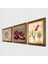 Lale Ebru Sanatı, Hayat Ağacı, Nar Taş Duvar Tablosu Ahşap Çerçeveli Duvar Dekoru 3 Parça Tablo Seti Wall Art W3-920 2