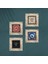 Nazar, Mandala, Hayat Ağacı Taş Duvar Tablosu Çerçeveli Duvar Dekoru 4 Parça Tablo Seti Wall Art T4-1578 4