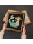 Yaşam Çiçeği, Lotus Çiçeği, Şahmeran Taş Duvar Tablosu Ahşap Çerçeveli Duvar Dekoru 4 Parça Tablo Seti Wall Art W4-474 4