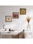 Bereket Duası, Hayat Ağacı, Nar Ahşap Çerçeveli Taş Duvar Tablosu 3’lü Set – 25x25 cm Dekoratif Modern Sanat – Ev ve Ofis Dekoru |W3-913| 1