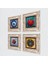 Nazar, Nar Taş Duvar Tablosu Çerçeveli Duvar Dekoru 4 Parça Tablo Seti Wall Art T4-1202 2