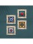 Nazar, Nar Taş Duvar Tablosu Çerçeveli Duvar Dekoru 4 Parça Tablo Seti Wall Art T4-1202 4