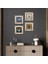 Nazar, Şahmeran Çerçeveli Taş Duvar Tablosu 4’lü Set - Dekoratif Modern Sanat, Ev ve Ofis Dekoru |TK4-1209| 1