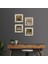 Stone Leonardo da Vinci, Claude Monet, Çığlık, Yerli Kadınlar Çerçeveli Taş Duvar Tablosu 4’lü Set - Dekoratif Modern Sanat, Ev ve Ofis Dekoru |TK4-1744| 1