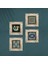 Hayat Ağacı, Mandala, Nazar, Şahmeran Çerçeveli Taş Duvar Tablosu 4’lü Set - Dekoratif Modern Sanat, Ev ve Ofis Dekoru |TK4-1030| 4