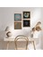 Yaşam Çiçeği, Hayat Ağacı, Şahmeran Taş Duvar Tablosu Ahşap Çerçeveli Duvar Dekoru 4 Parça Tablo Seti Wall Art W4-457 1