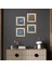 Stone Yaşam Çiçeği, Nazar Çerçeveli Taş Duvar Tablosu 4’lü Set - Dekoratif Modern Sanat, Ev ve Ofis Dekoru |TK4-1256| 1