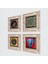 Mandala, Fil, Tavus Kuşu, Nazar Taş Duvar Tablosu Çerçeveli Duvar Dekoru 4 Parça Tablo Seti Wall Art T4-340 2