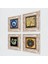 Nazar, Hayat Ağacı, Şahmeran Taş Duvar Tablosu Çerçeveli Duvar Dekoru 4 Parça Tablo Seti Wall Art T4-1207 2