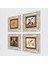 Hiç, Lale, Semazen Taş Duvar Tablosu Çerçeveli Duvar Dekoru 4 Parça Tablo Seti Wall Art T4-1400 2