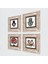 Şahmeran, Nar Ağacı, Fatma Ana Eli (Hamsa) Taş Duvar Tablosu Çerçeveli Duvar Dekoru 4 Parça Tablo Seti Wall Art T4-1402 2